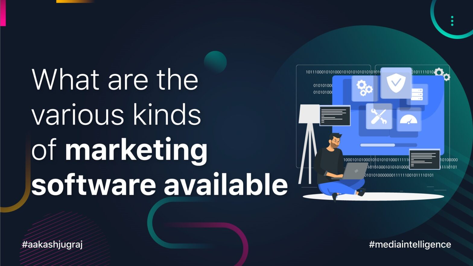 What are the various kinds of marketing software available